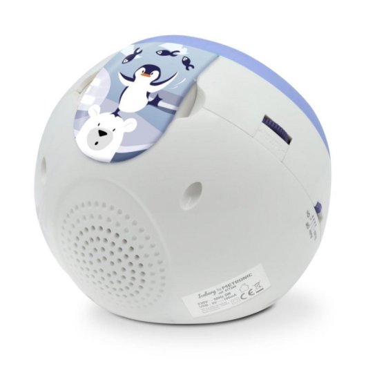 Radio Despertador Infantil con Proyector Animales USB Radio FM Display Digital Números Claros