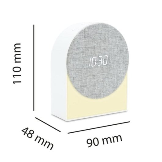 Despertador multifunción Bluetooth Sleep Light luz cálida 3 intensidades 6 alarmas 5W