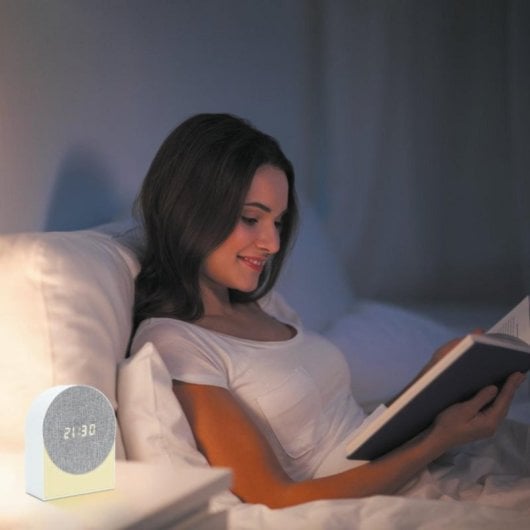 Despertador multifunción Bluetooth Sleep Light luz cálida 3 intensidades 6 alarmas 5W
