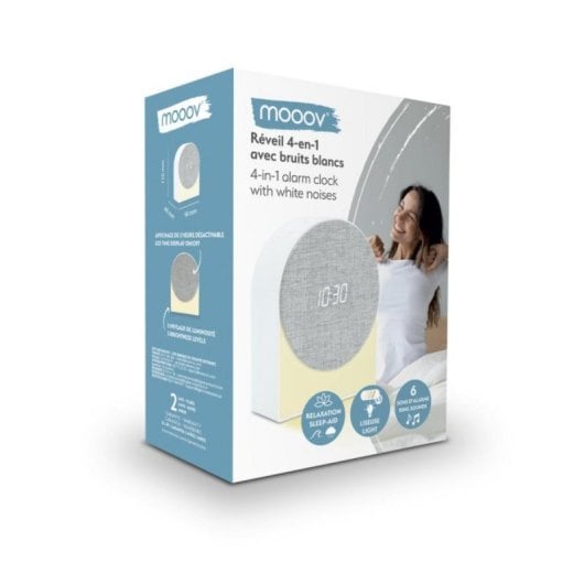 Despertador multifunción Bluetooth Sleep Light luz cálida 3 intensidades 6 alarmas 5W