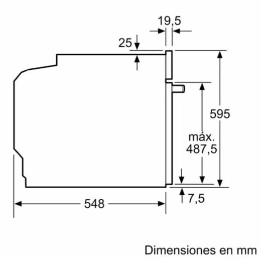Horno eléctrico Balay 3HA5829B3 71 litros Blanco con vapor y autolimpieza Hydro