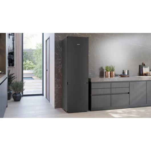 Frigorifero Siemens iQ300 Freestanding 203cm 103L A Acciaio lucido zona fresca