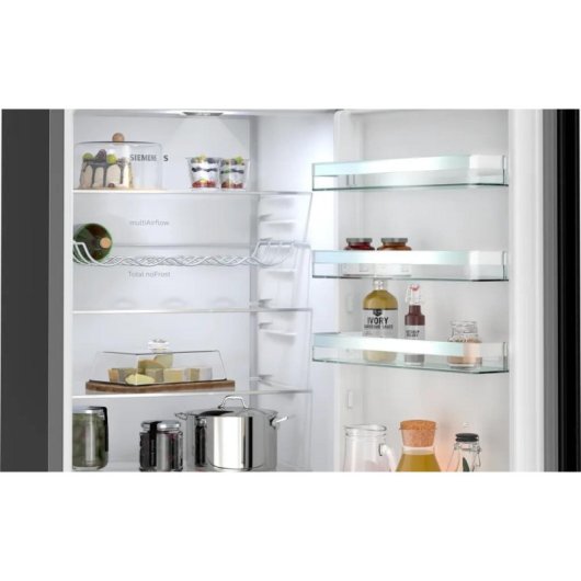 Frigorifero Siemens iQ300 Freestanding 203cm 103L A Acciaio lucido zona fresca