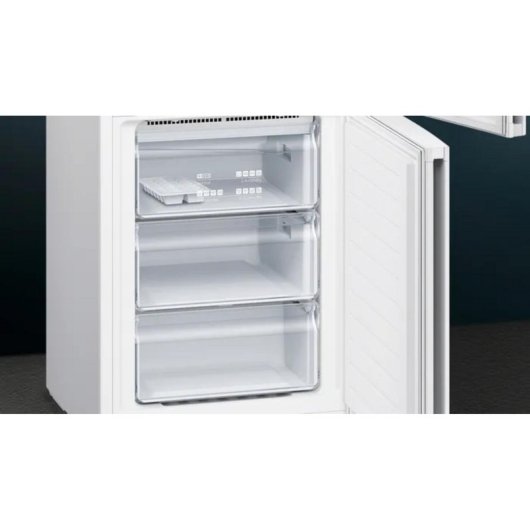 Siemens KG49N2WDA Combinado No frost 203cm 438L D Branco hyperFresh Home Connect