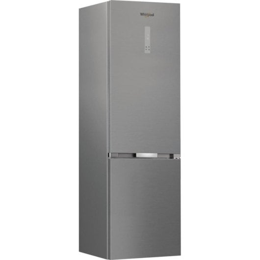 Réfrigérateur Whirlpool Combi 2035mm 355L B Acier Inox Compartiment Zone Fraîche