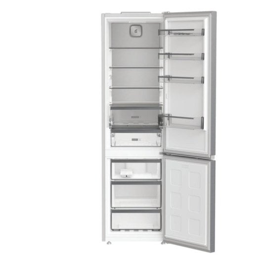 Réfrigérateur Whirlpool Combi 2035mm 355L B Acier Inox Compartiment Zone Fraîche
