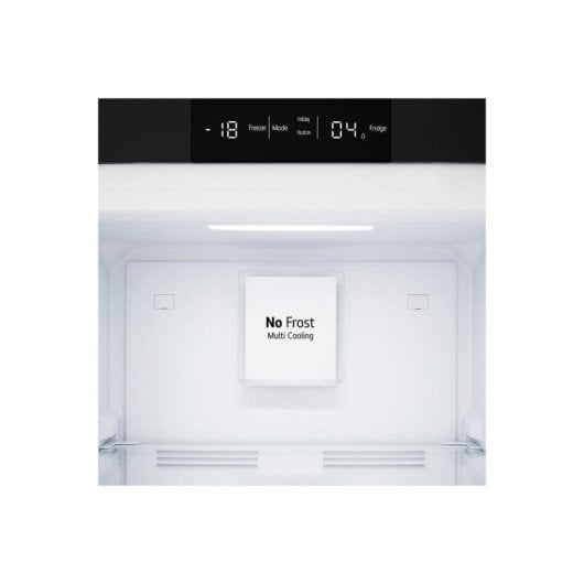 LG GTFN256SER Combinado Integrável 177cm 233L E Branco Total No Frost Display LED