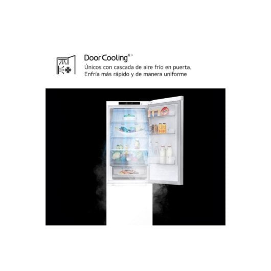 LG GBV3100ASW Combi No Frost 186cm 374L A Blanco DoorCooling+ NatureFRESH