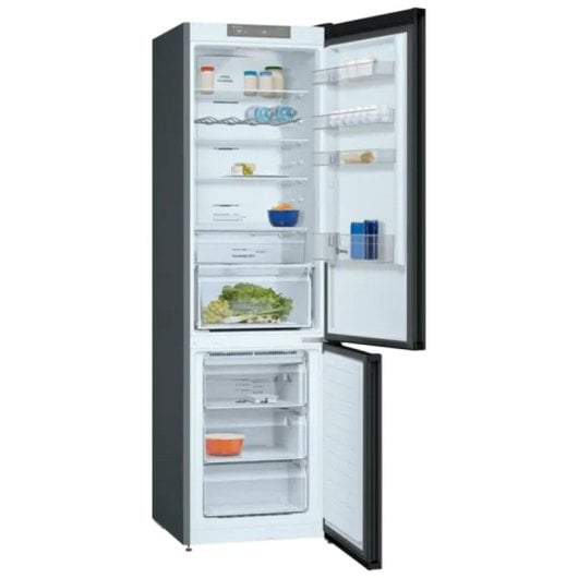 Frigorífico Balay 3KFD763GI Combi No Frost 203cm 368L D Negro SuperCool y Congelación rápida