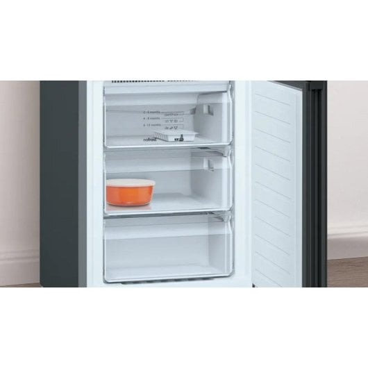 Frigorífico Balay 3KFD763GI Combi No Frost 203cm 368L D Negro SuperCool y Congelación rápida