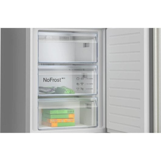 Frigorífico Balay 2178821 Combi XL 203cm 363L A Inox Antihuellas Botellero LED