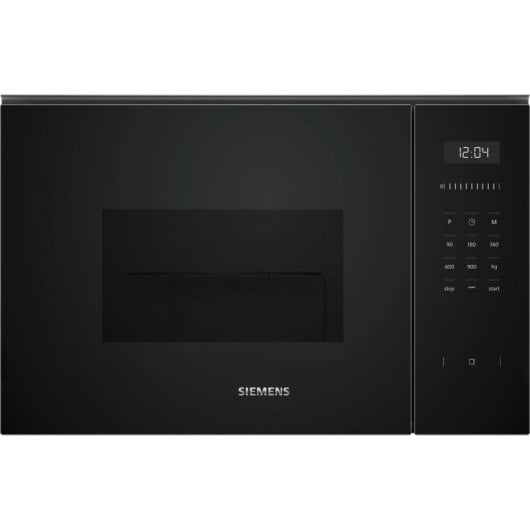 Microondas Siemens iQ500 BE555LMB1F 25 Litres 900W avec Grill Écran LED