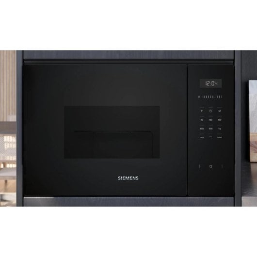 Microondas Siemens iQ500 BE555LMB1F 25 Litres 900W avec Grill Écran LED