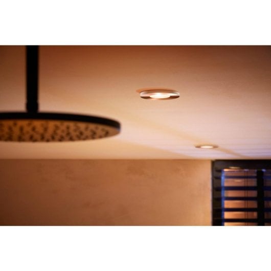 Ponto de iluminação inteligente Philips 929003812801 Bluetooth LED GU10 Cromo