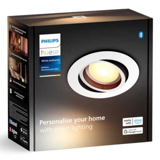 Point de lumière intelligente Philips 929003811001 Bluetooth Blanc LED GU10