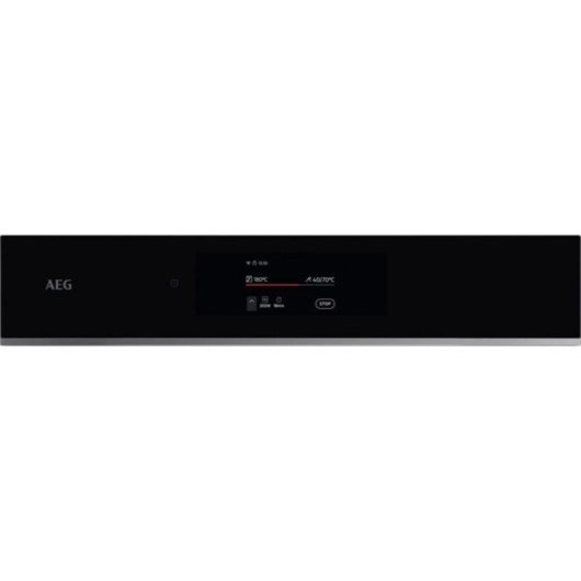 Horno elétrico AEG Series 8000 TK8NK721B 44 L Preto com controle Wi-Fi e autolimpeza Hydro