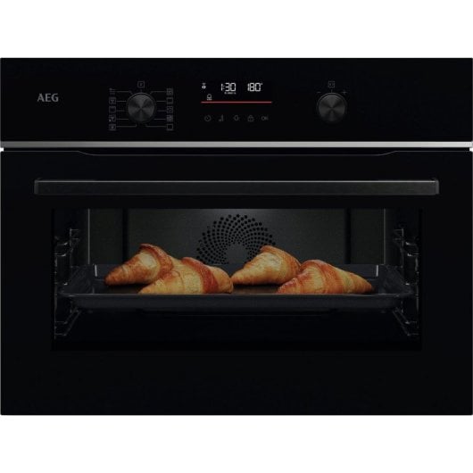 Horno eléctrico AEG Series 5000 TA5PK401B 45L Negro con cocción a vapor y autolimpieza pirolítica