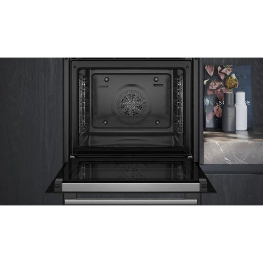 Horno elétrico Siemens iQ300 HR572GBS3 71 L Inox com autolimpieza pirolítica e função vapor