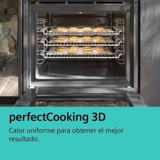 Horno elétrico Siemens iQ300 HR572GBS3 71 L Inox com autolimpieza pirolítica e função vapor