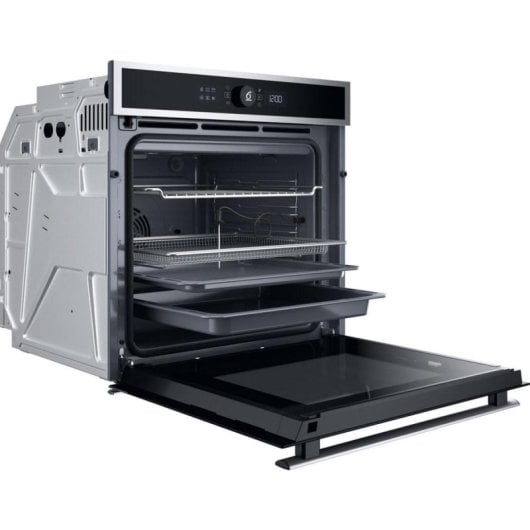 Horno eléctrico Whirlpool WOI4IS8PPM0SXA 73 L Noir Acier inoxydable avec nettoyage pyrolyse