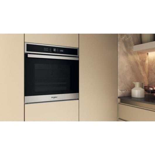 Horno eléctrico Whirlpool WOI4IS8PPM0SXA 73 L Noir Acier inoxydable avec nettoyage pyrolyse