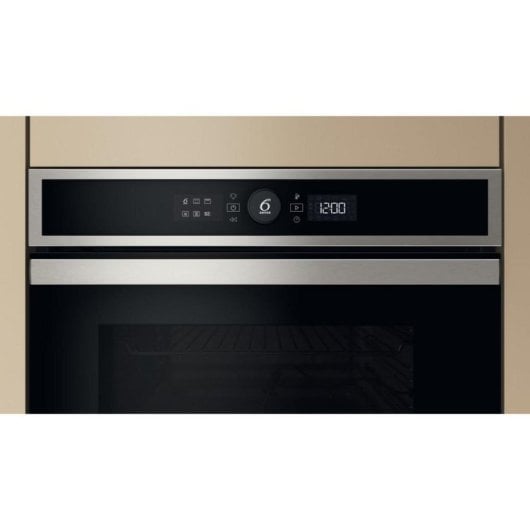 Horno eléctrico Whirlpool WOI4IS8PPM0SXA 73 L Noir Acier inoxydable avec nettoyage pyrolyse