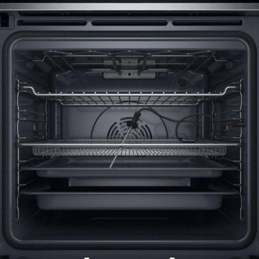 Horno eléctrico Whirlpool WOI4IS8PPM0SXA 73 L Noir Acier inoxydable avec nettoyage pyrolyse