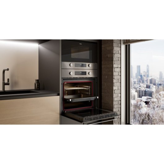 Horno eléctrico Teka NEO HSB 6466 70L Negro Acero Inox con autolimpieza Hydro