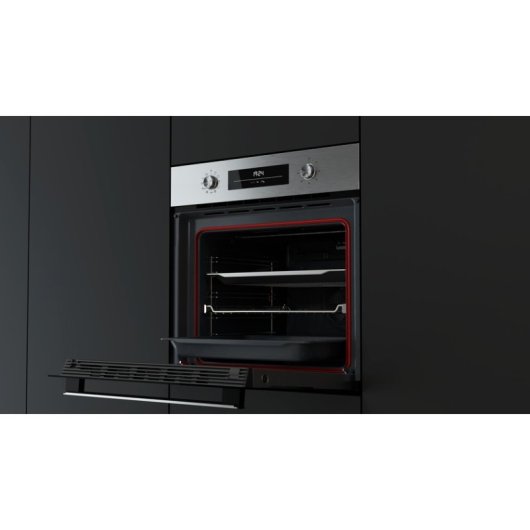 Horno eléctrico Teka NEO HSB 6466 70L Negro Acero Inox con autolimpieza Hydro