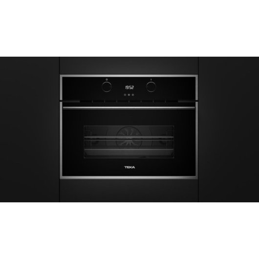 Horno eléctrico Teka HLC 844 C 41L Negro Inox con microondas y autolimpieza
