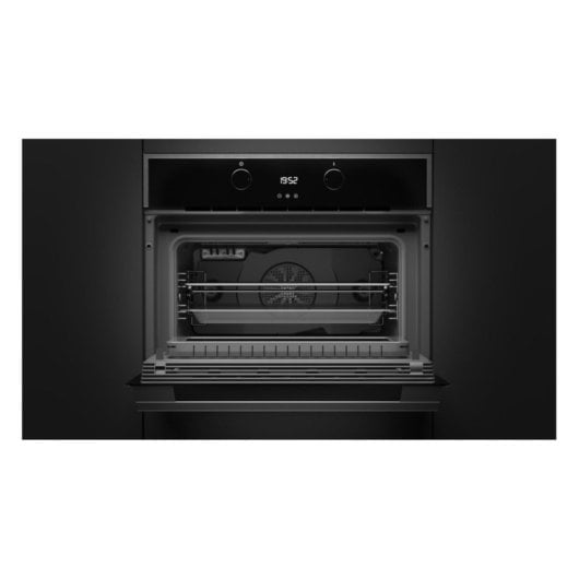 Horno eléctrico Teka HLC 844 C 41L Negro Inox con microondas y autolimpieza