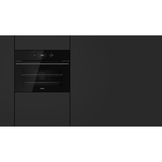 Horno eléctrico Teka HLC 8440 C FBK 41 litros Negro con microondas y Hydroclean ECO