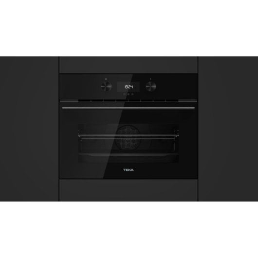 Horno eléctrico Teka HLC 8440 C FBK 41 litros Negro con microondas y Hydroclean ECO