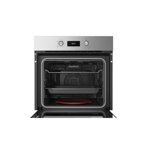 Horno elétrico Teka HCB 6648 SS 71L Preto Prata com 9 programas e Hydroclean ECO