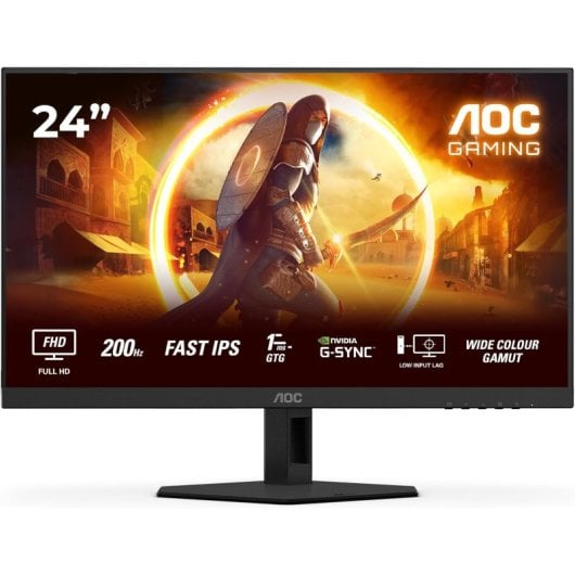 Gaming Monitor AOC 24G4HRE 23,8" Fast IPS 200Hz 1ms HDR10 Schwarz Rot