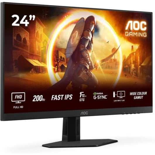 Gaming Monitor AOC 24G4HRE 23,8" Fast IPS 200Hz 1ms HDR10 Schwarz Rot