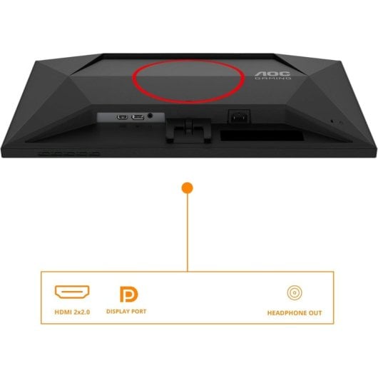 Gaming Monitor AOC 24G4HRE 23,8" Fast IPS 200Hz 1ms HDR10 Schwarz Rot