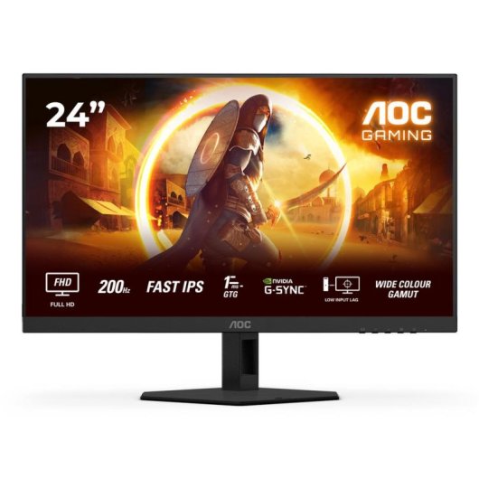 Monitor AOC 24G4HRE 23,8" FullHD 200Hz Fast IPS HDR10 G-Sync 1ms