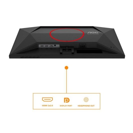 Monitor AOC 24G4HRE 23,8" FullHD 200Hz Fast IPS HDR10 G-Sync 1ms