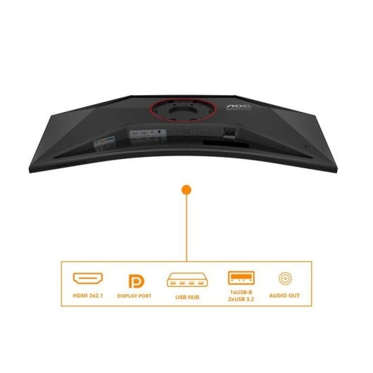 Écran PC AOC CU34G4Z 34'' UltraWide QHD 240Hz Fast VA Courbé HDR400 Adaptive Sync