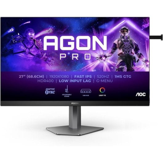 AOC AGON AG276FK 27" Fast IPS Full HD 520Hz HDR400 Adaptive Sync