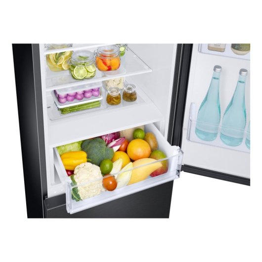 Frigorífico Samsung Combi No frost 185cm 344L E Schwarz Multiflow LED