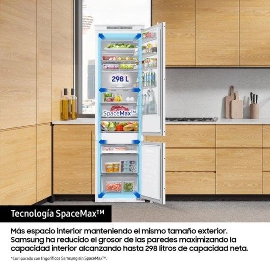 Frigorifique Samsung Combi Intégré 193.5cm 298L D Blanc