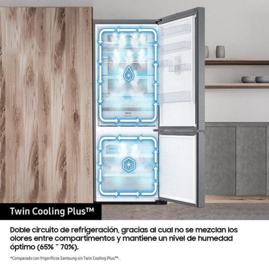 Frigorífico Combi Samsung BRB80F30ADS0EF No Frost 193,5cm 298L D Branco WiFi