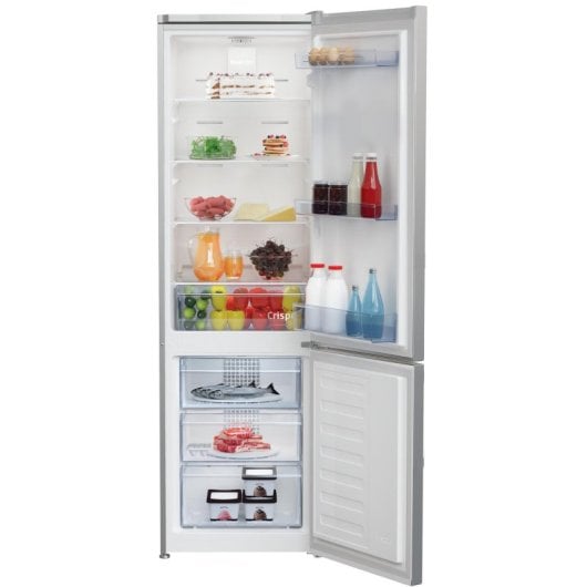 Frigorífico Beko RCNA305K40SN Free-standing 181.3cm 266L E Plata Zona fresca
