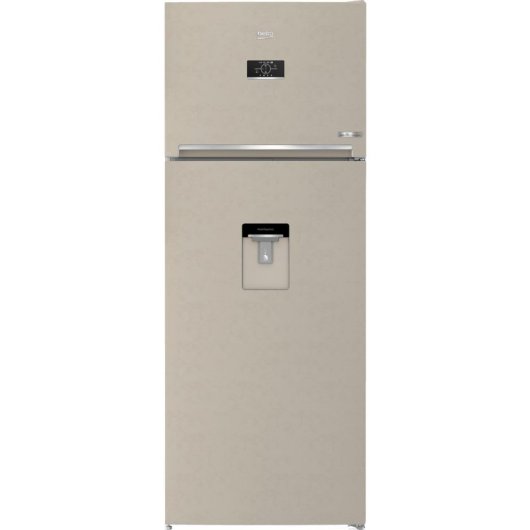 Frigorífico Beko Combi 185cm 406L E Bege Dispensador Água Zona Fresca