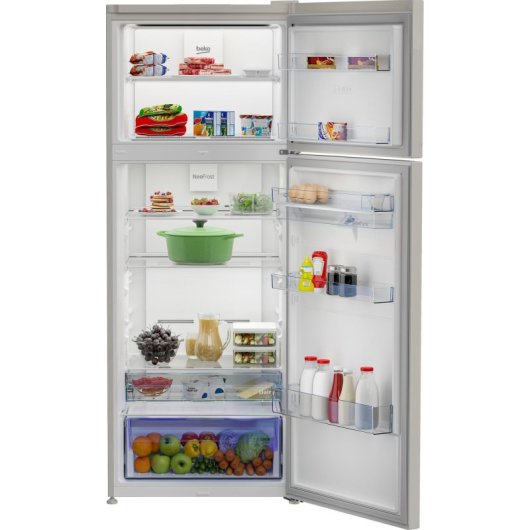 Frigorífico Beko Combi 185cm 406L E Bege Dispensador Água Zona Fresca