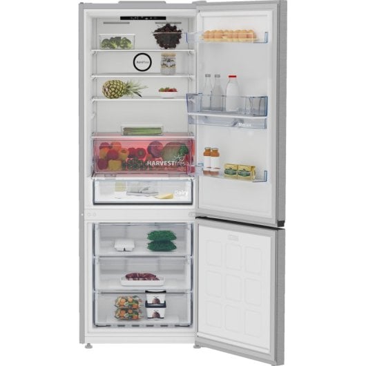 Frigorifero Beko Combi 192cm 490L Classe E Metallico con Dispenser Acqua e Ghiaccio