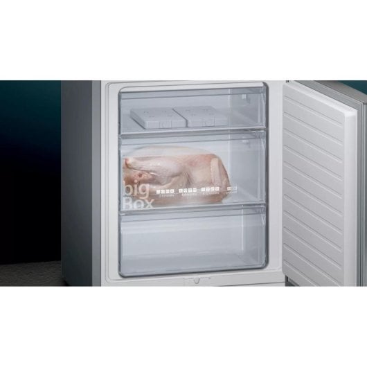 Siemens KG49EAICA Combi 201cm 419L C Acero Inoxidable Zona Fresh Acero Inox Antihuellas