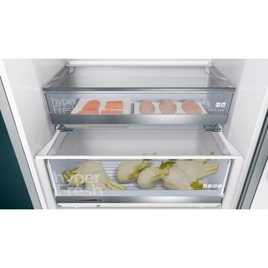 Siemens KG49EAICA Combi 201cm 419L C Acero Inoxidable Zona Fresh Acero Inox Antihuellas
